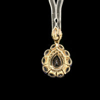 1.98 Ct Pear Tanzanite 14K Gold Pendant