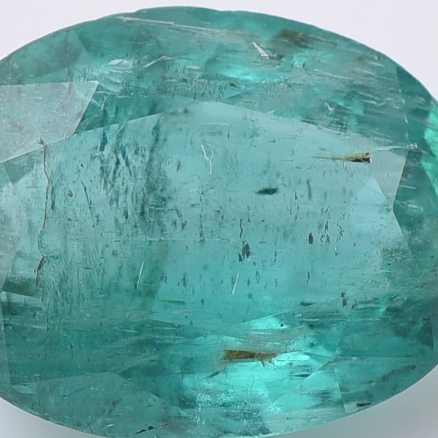 2.29 Natural Beryl Emerald Oval Mixed Cut Gemstone