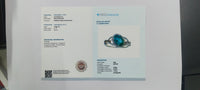 1.36 Ct Oval Mixed Cut Natural Emerald 14K Gold Ring