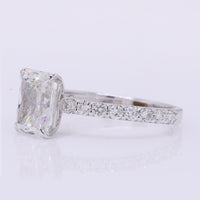 2.43 Carats Lab Grown Diamond 14K Gold Ring