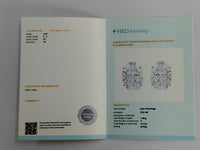 4.12 Carats Lab Grown Diamond 14K Gold Earrings