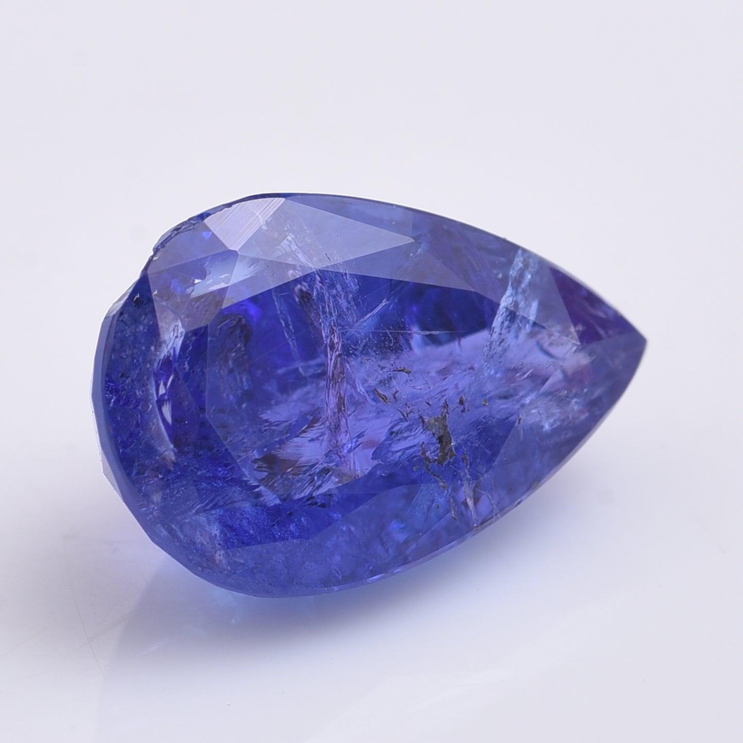 6.09 Natural Zoisite Tanzanite Pear Mixed Cut Gemstone