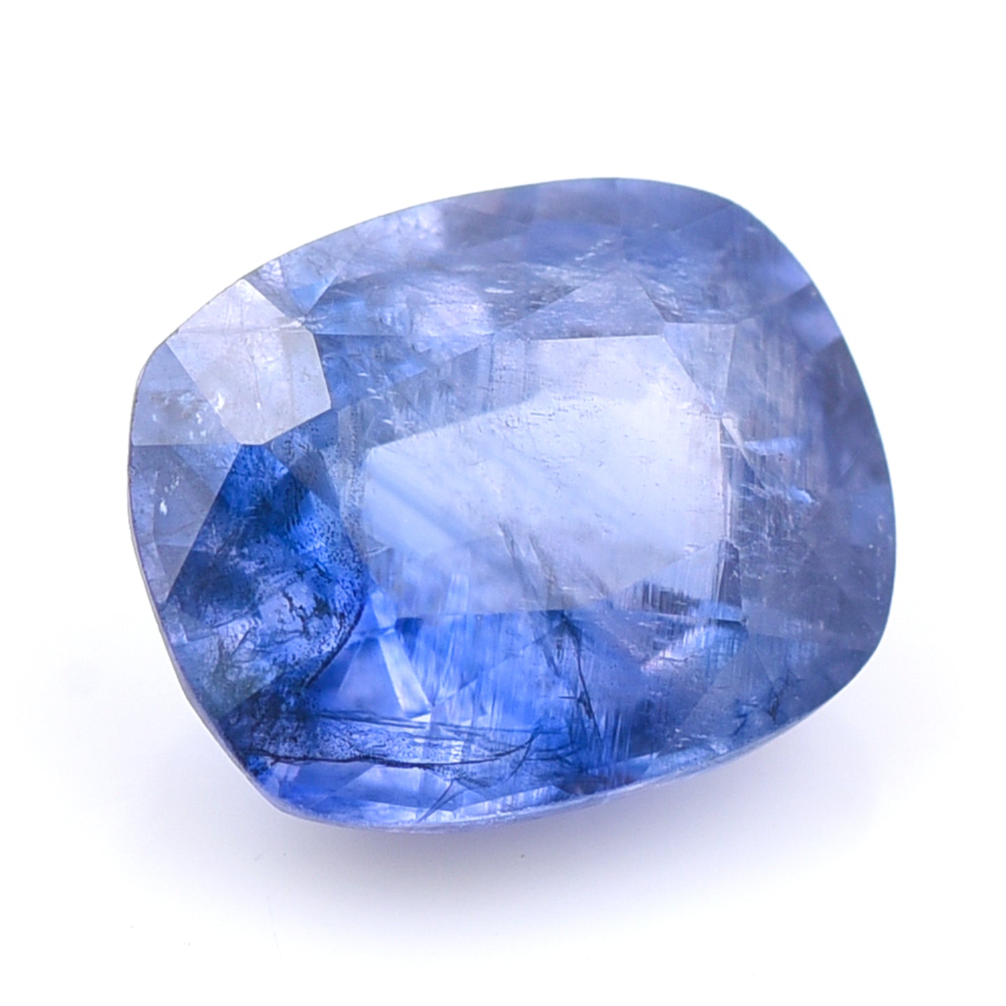 2.44 Natural Corundum Sapphire Rectangular Cushion Mixed Cut Gemstone