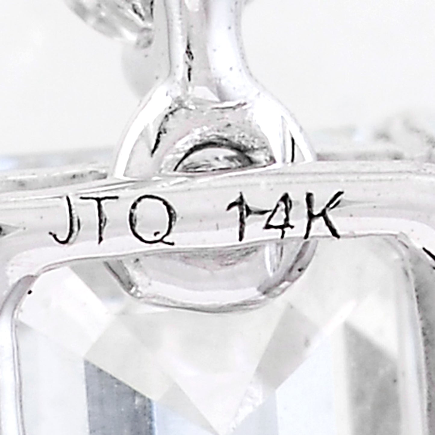 3.25 Ct Octagon Lab Grown Diamond 14K Gold Pendant
