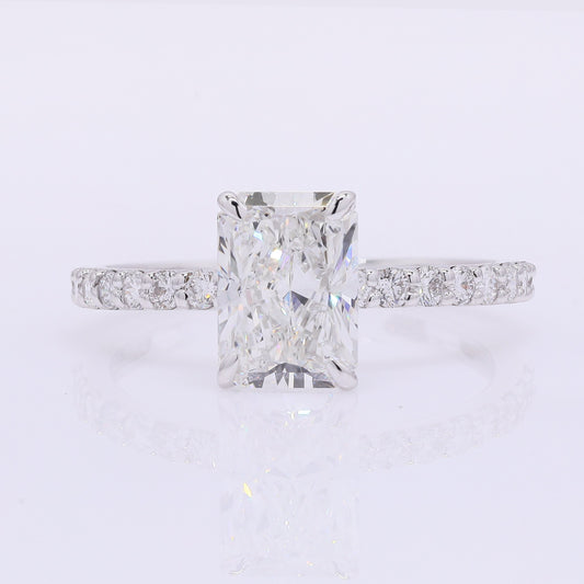2.30 Carats Lab Grown Diamond 14K Gold Ring