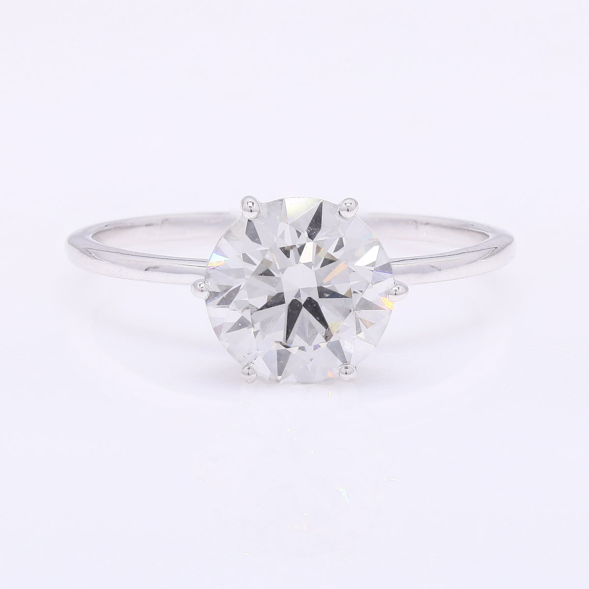 2.07 Carats Lab Grown Diamond 14K Gold Ring