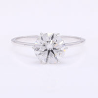 2.07 Carats Lab Grown Diamond 14K Gold Ring
