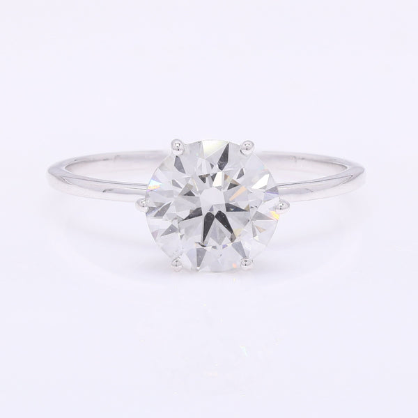 2.07 Carats Lab Grown Diamond 14K Gold Ring