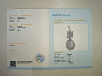 3.15 Carats Lab Grown Diamond 14K Gold Pendant