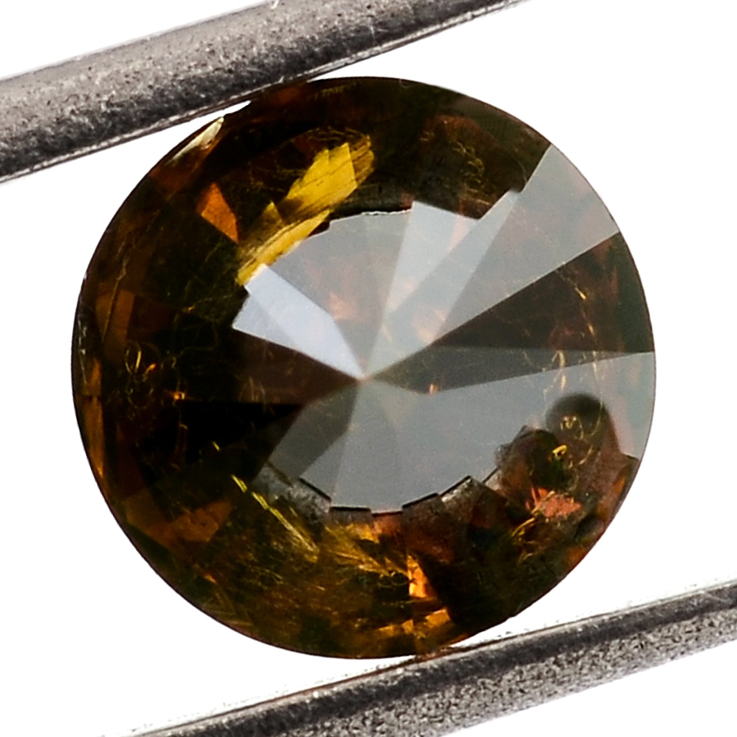 0.32 Red Diamond Round Loose Gemstone