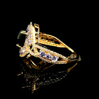 2.45 Ct Oval Tourmaline 14K Gold Ring
