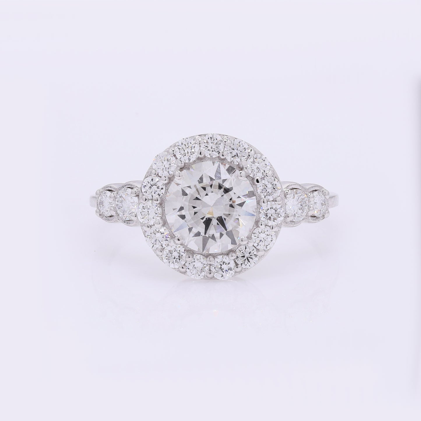 2.06 Carats Lab Grown Diamond 14K Gold Ring