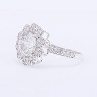2.57 Carats Lab Grown Diamond 14K Gold Ring