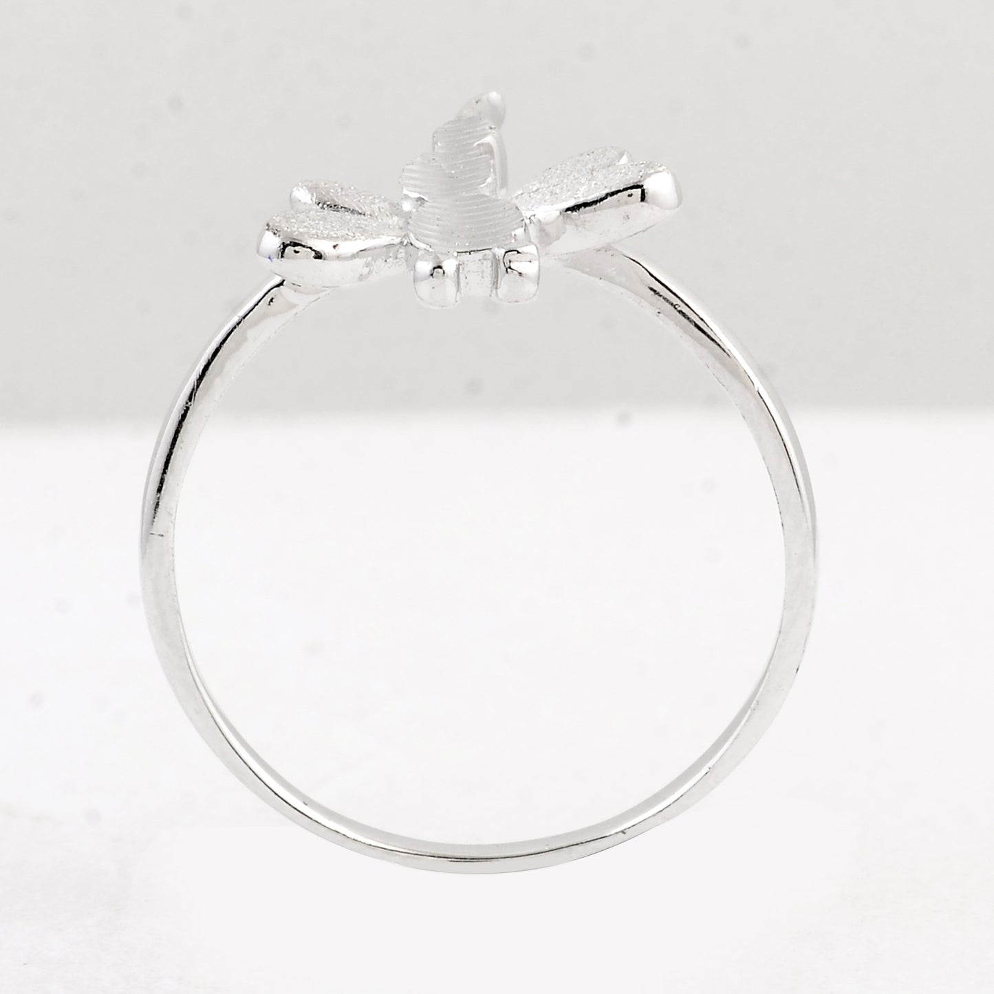 0.00 Ct Plain 925 Sterling Silver Ring