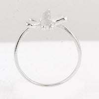 0.00 Ct Plain 925 Sterling Silver Ring