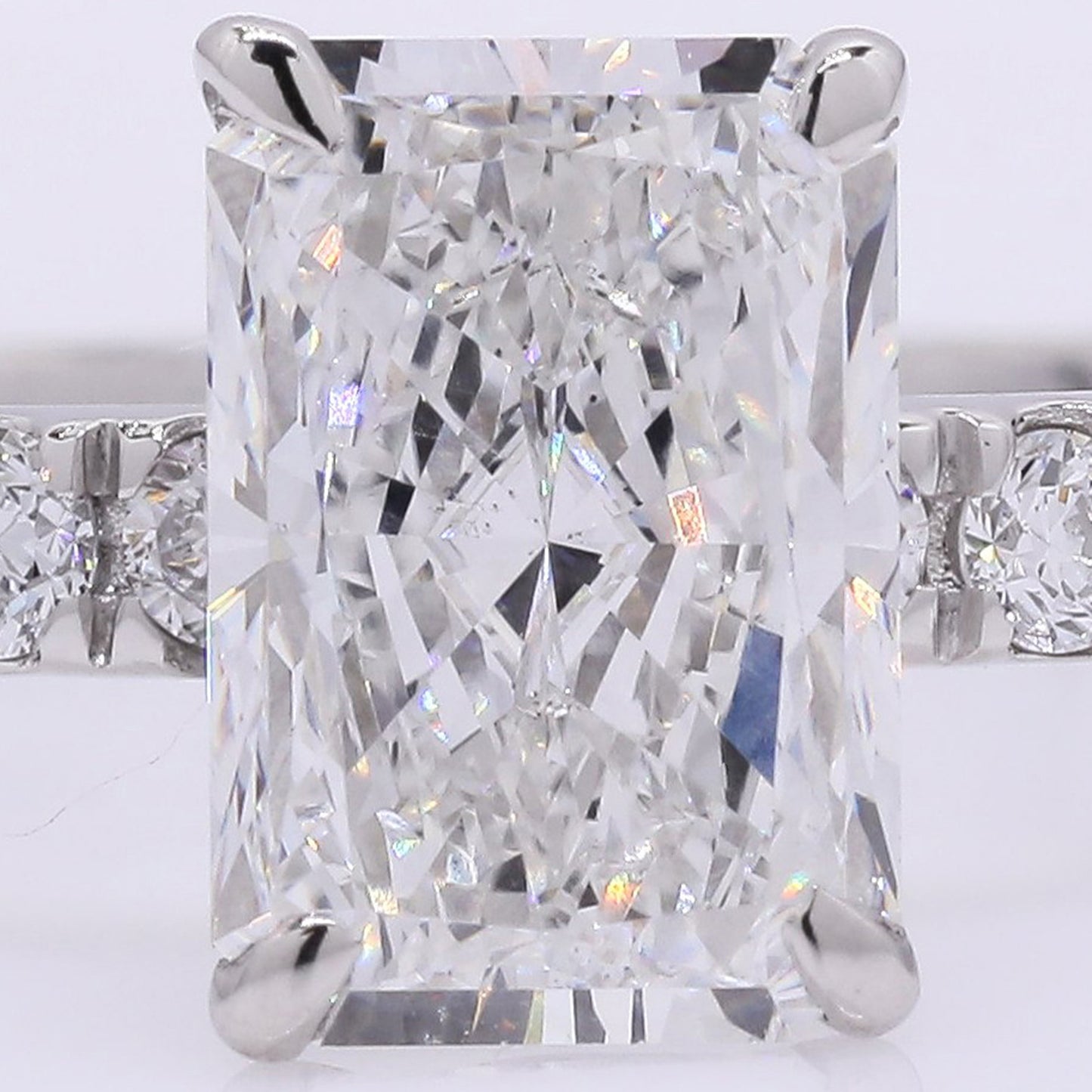 2.41 Carats Lab Grown Diamond 950 Platinum Ring
