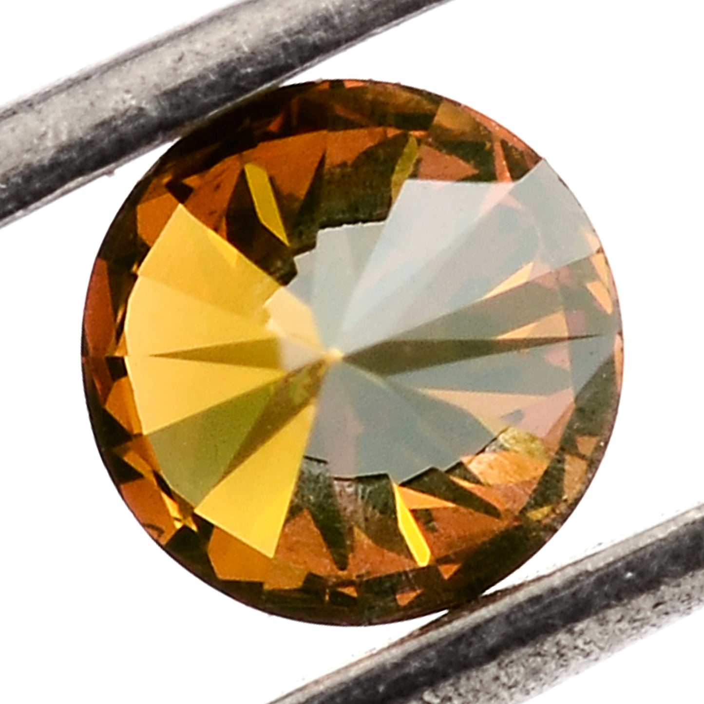 0.66 Red Diamond Round Loose Gemstone