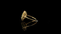 1.76 Ct Trillion Tourmaline 14K Gold Ring