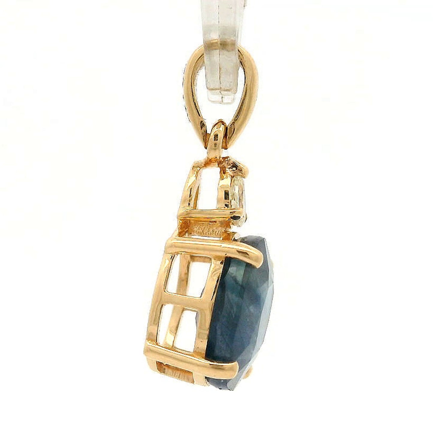 2.07 Ct Oval Ruby 14K Gold Pendant