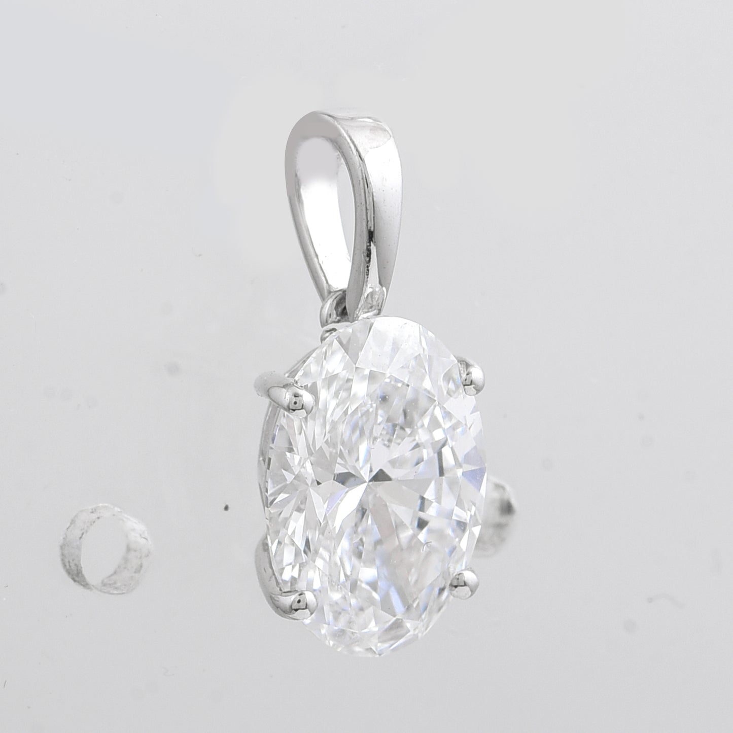 2.02 Carats Lab Grown Diamond 14K Gold Pendant