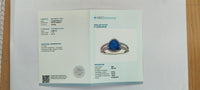 2.06 Ct Triangle Mixed Cut Natural Sapphire 14K Gold Ring