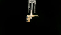 2.95 Ct Oval Sapphire 14K Gold Earrings