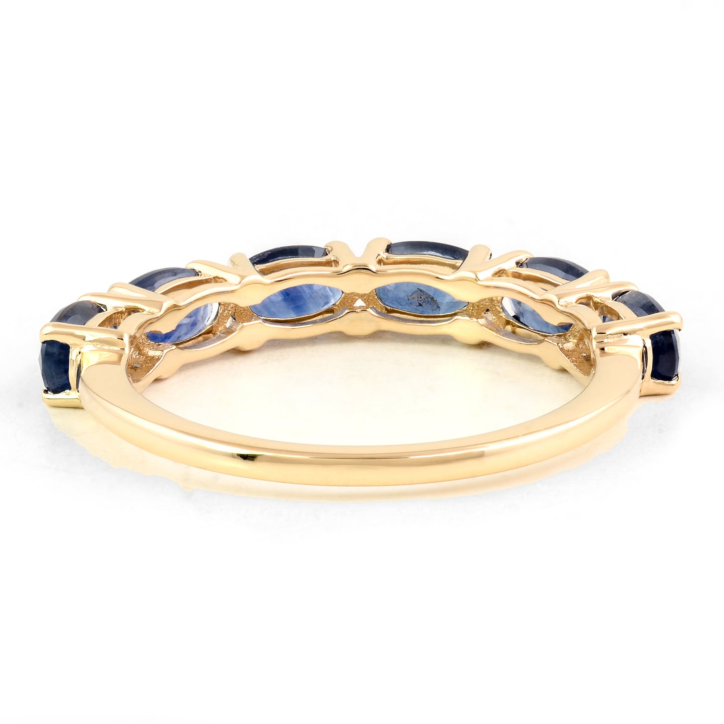 1.57 Ct Pear Sapphire 14K Gold Ring