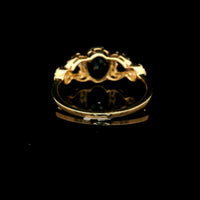 2.04 Ct Oval Mixed Cut Natural Corundum Sapphire 14K Gold Ring