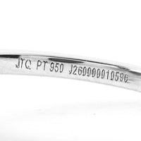 2.11 Ct Triangle Mixed Cut Natural Tourmaline 950 Platinum Ring