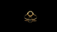1.55 Ct Oval Natural Sapphire 14K Gold Ring
