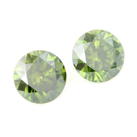 0.41 Green Diamond Round Loose Gemstone