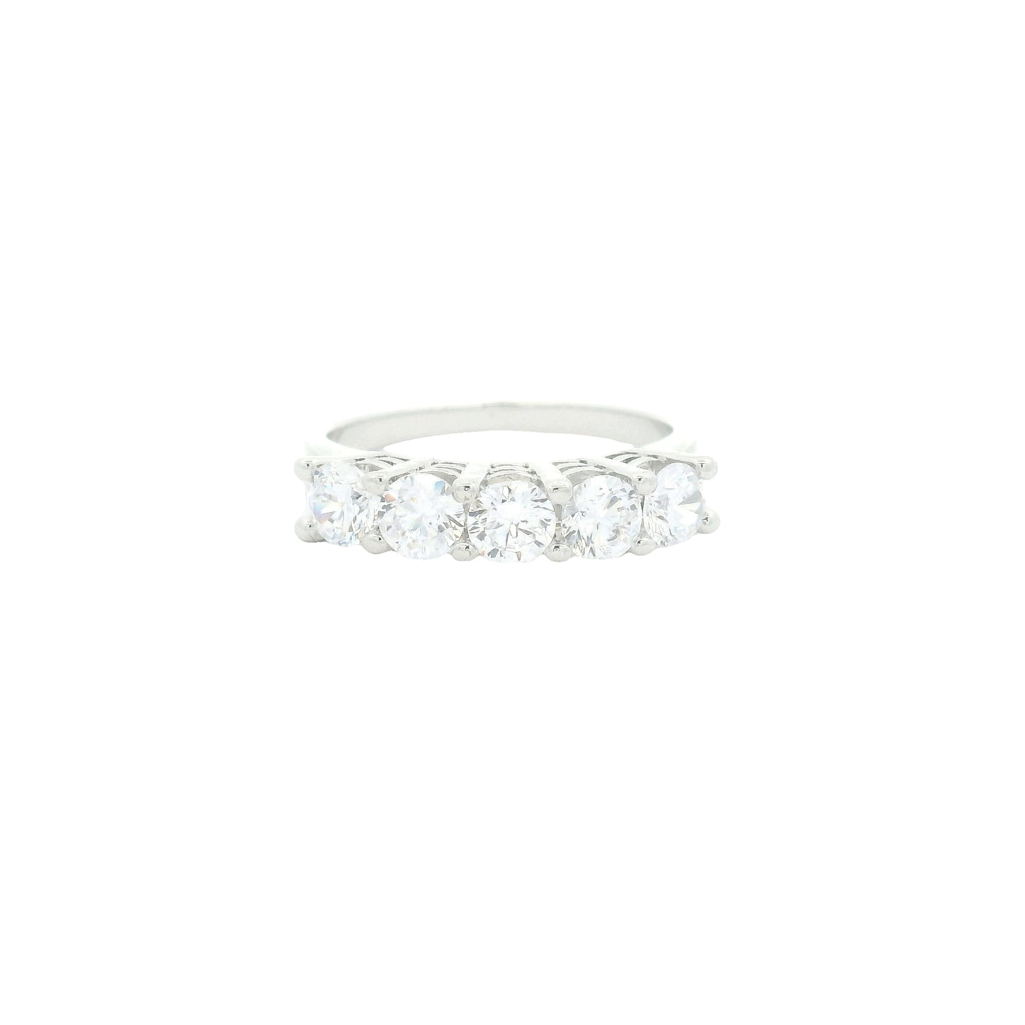 2.44 Ct Cubic Zirconia 925 Sterling Silver Ring