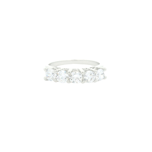 2.44 Ct Cubic Zirconia 925 Sterling Silver Ring
