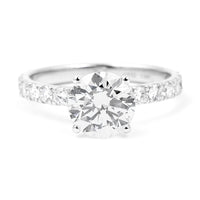2.59 Carats Lab Grown Diamond 14K Gold Ring