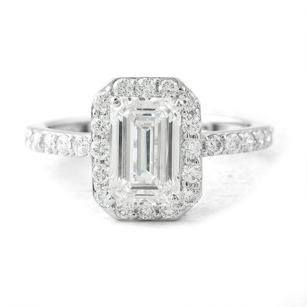 2.46 Carats Lab Grown Diamond 14K Gold Ring