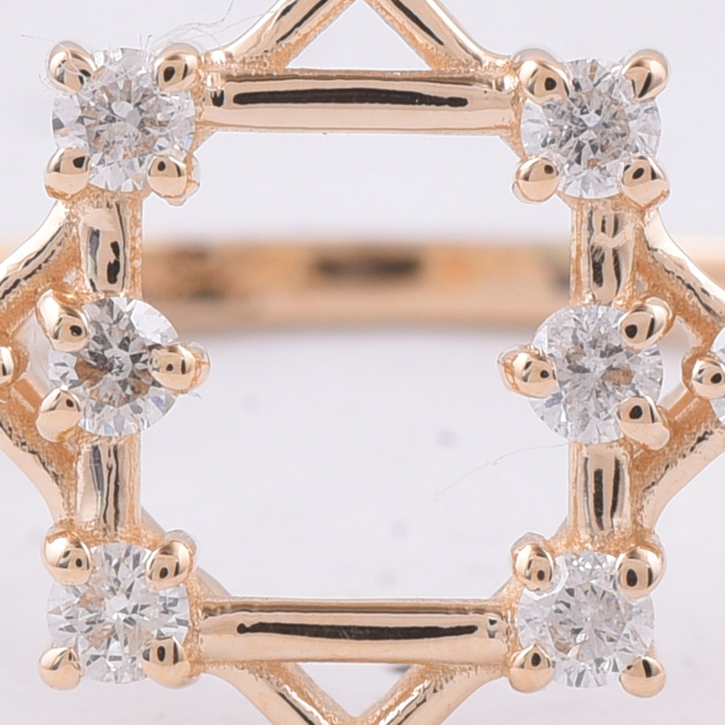 0.20 Ct Round Natural Diamond 14K Gold Ring