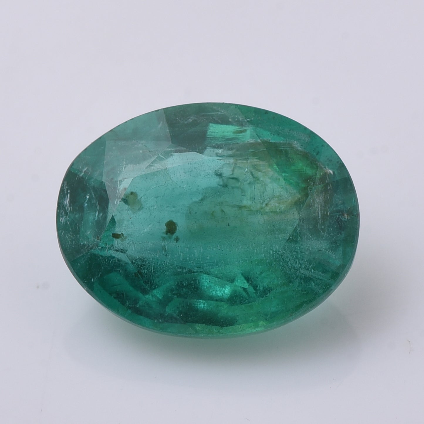 2.24 Natural Beryl Emerald Oval Mixed Cut Gemstone