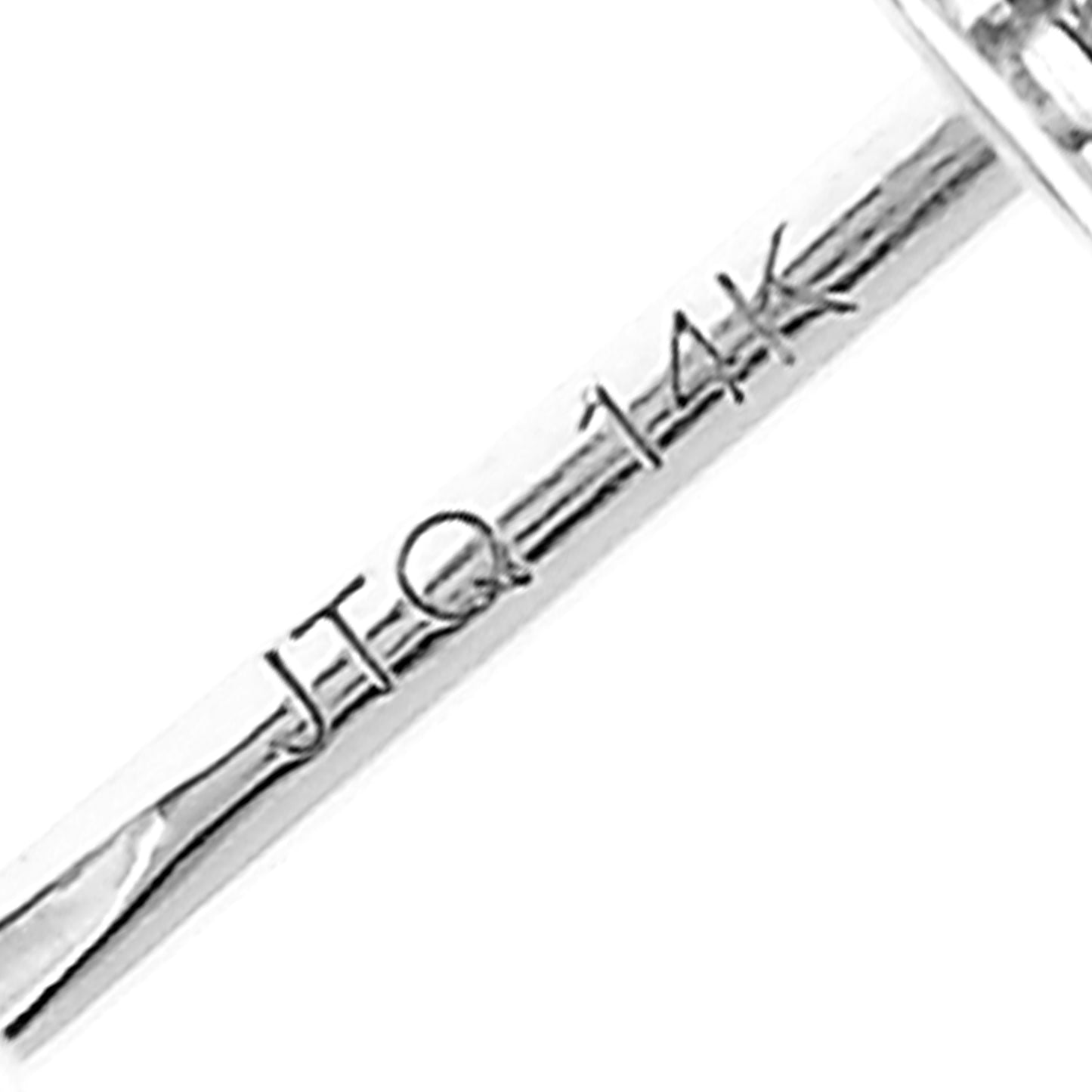 3.83 Carats Lab Grown Diamond 14K Gold Earrings