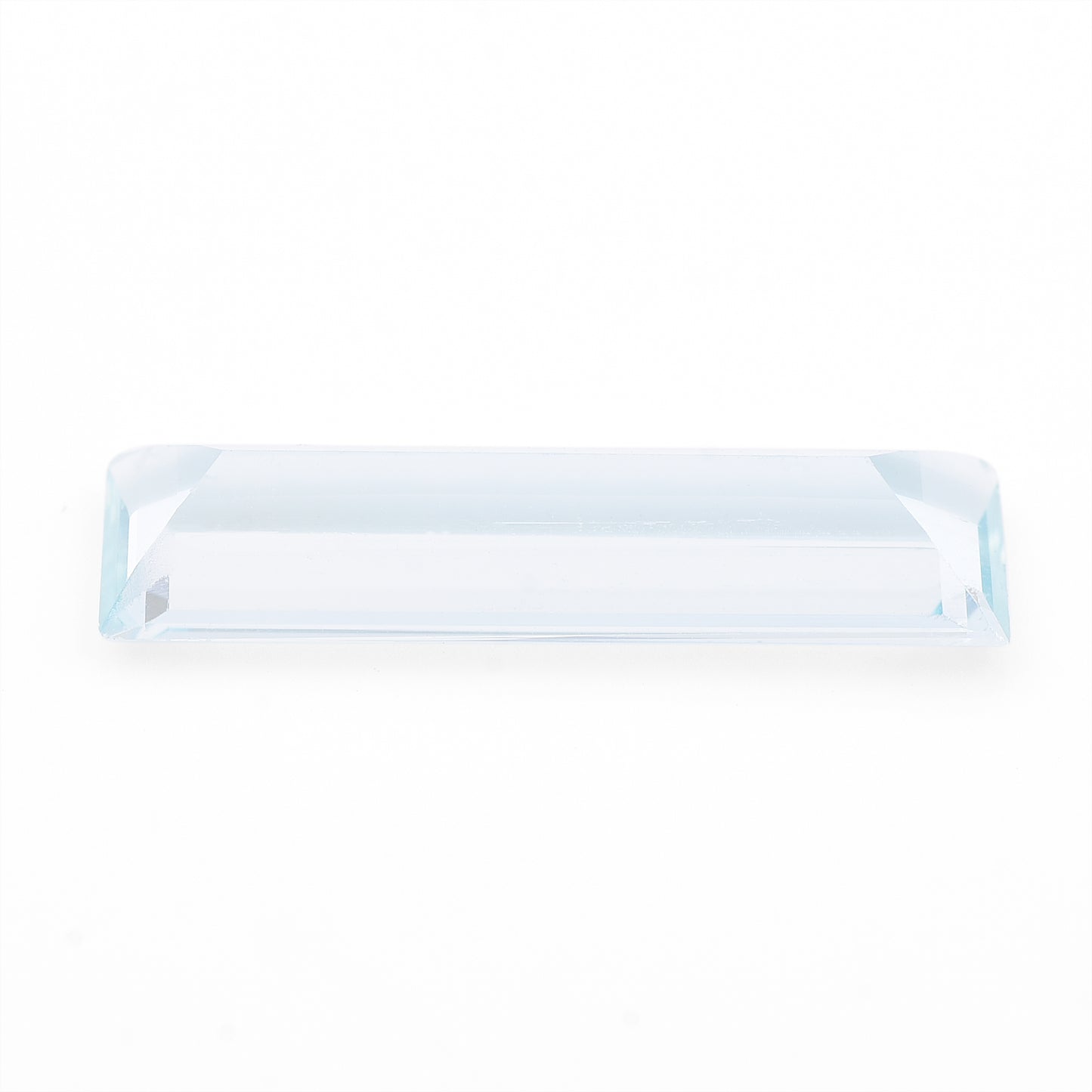 4.32 Natural Beryl Aquamarine Rectangular Step Cut Gemstone