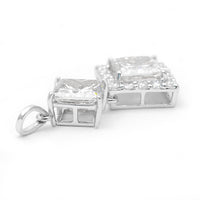 3.42 Carats Lab Grown Diamond 14K Gold Pendant