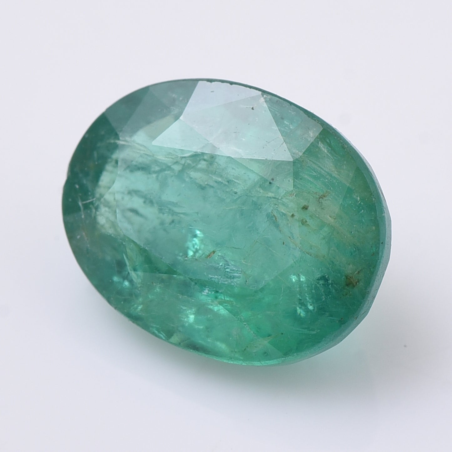 2.29 Natural Beryl Emerald Oval Mixed Cut Gemstone