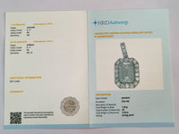 2.54 Carats Lab Grown Diamond 14K Gold Pendant