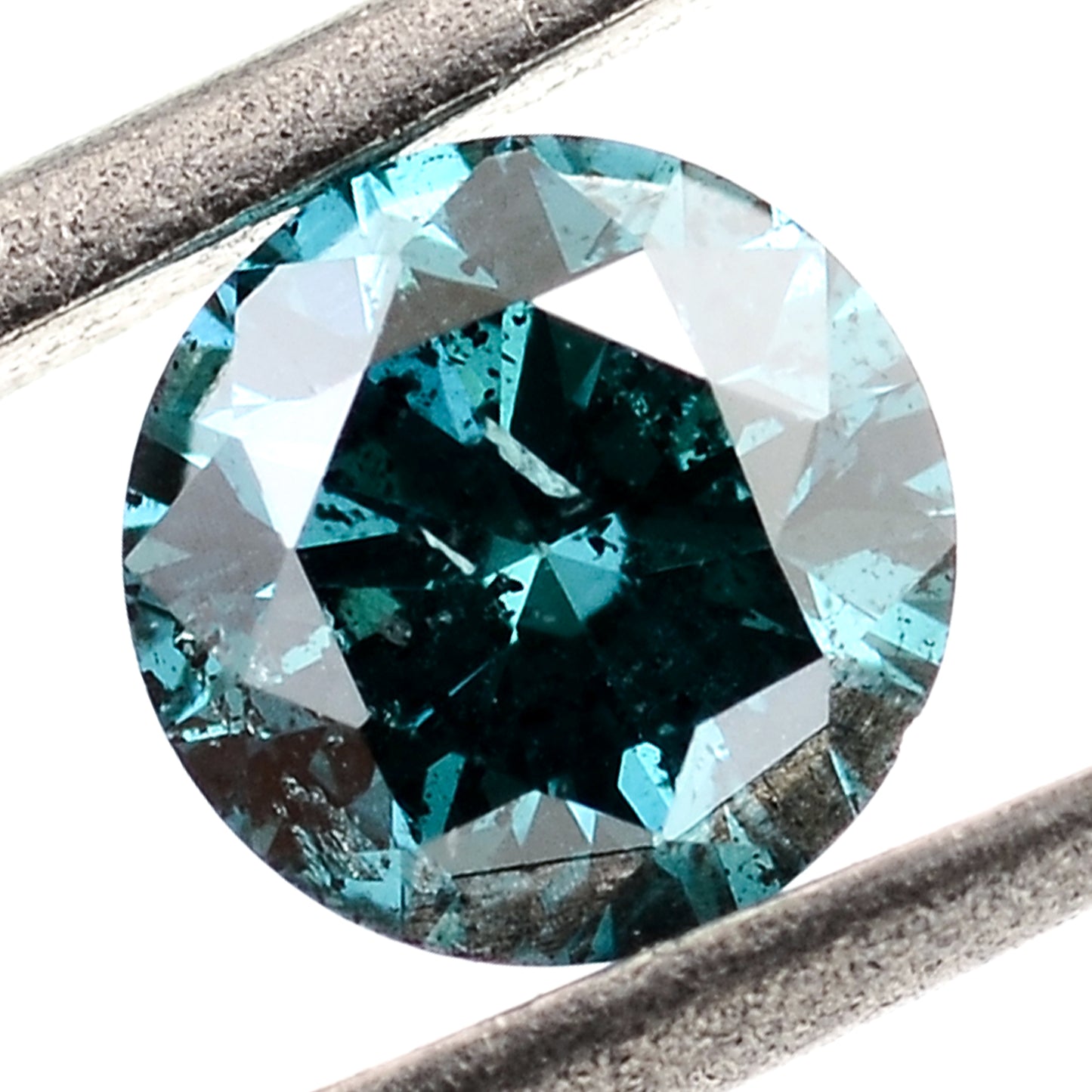 0.64 Blue Diamond Round Loose Gemstone