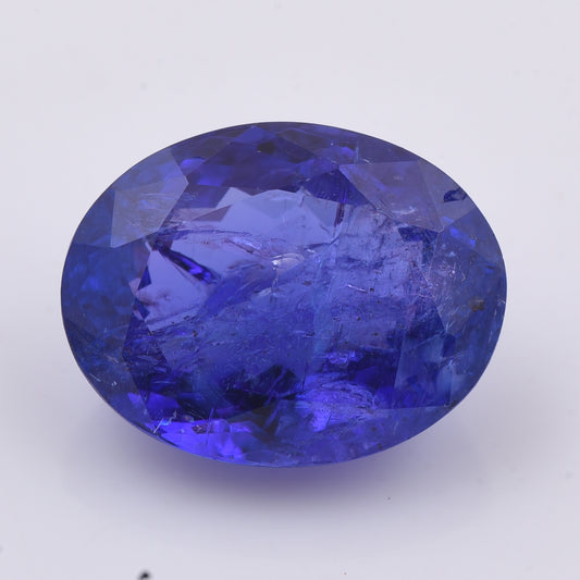 7.28 Natural Zoisite Tanzanite Oval Mixed Cut Gemstone