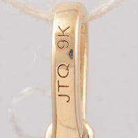 3.66 Ct Oval Tourmaline 9K Gold Pendant