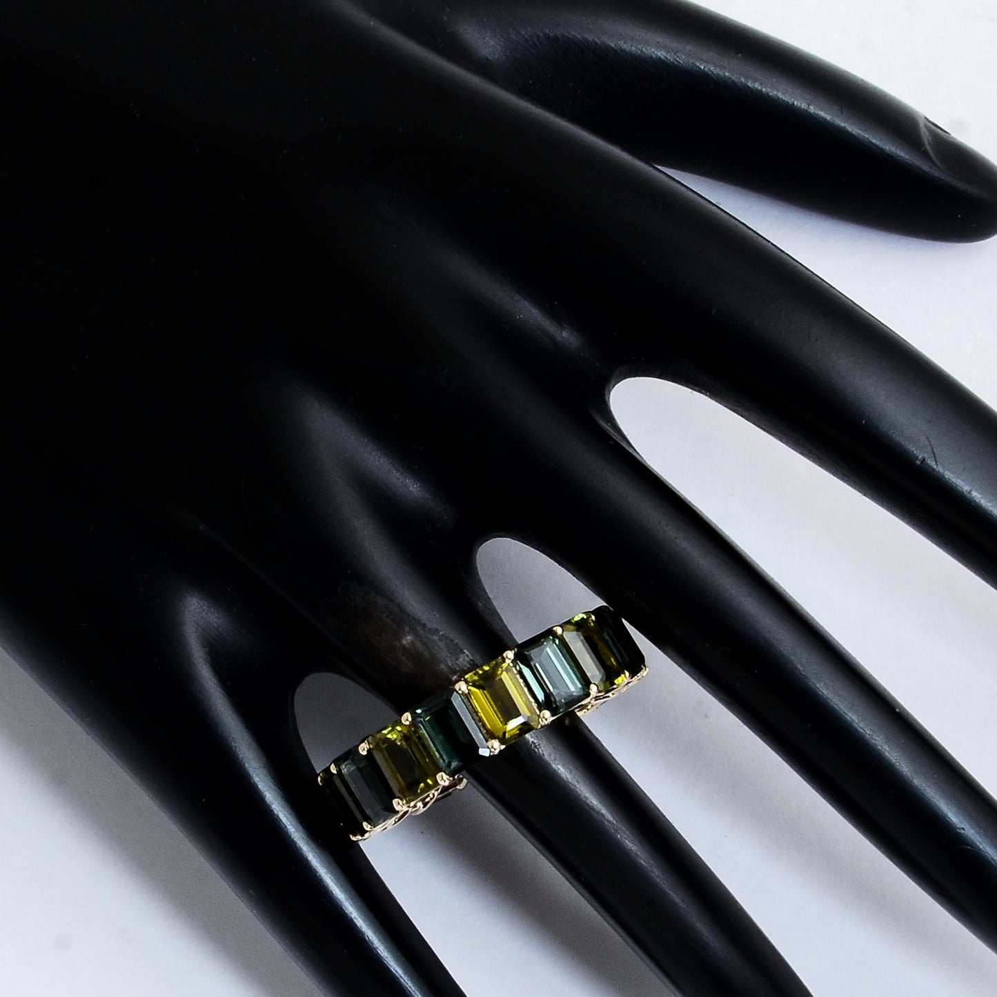10.56 Ct Octagon Tourmaline 14K Gold Ring