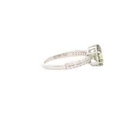 2.13 Carats Green Lab Grown Diamond 14K Gold Ring