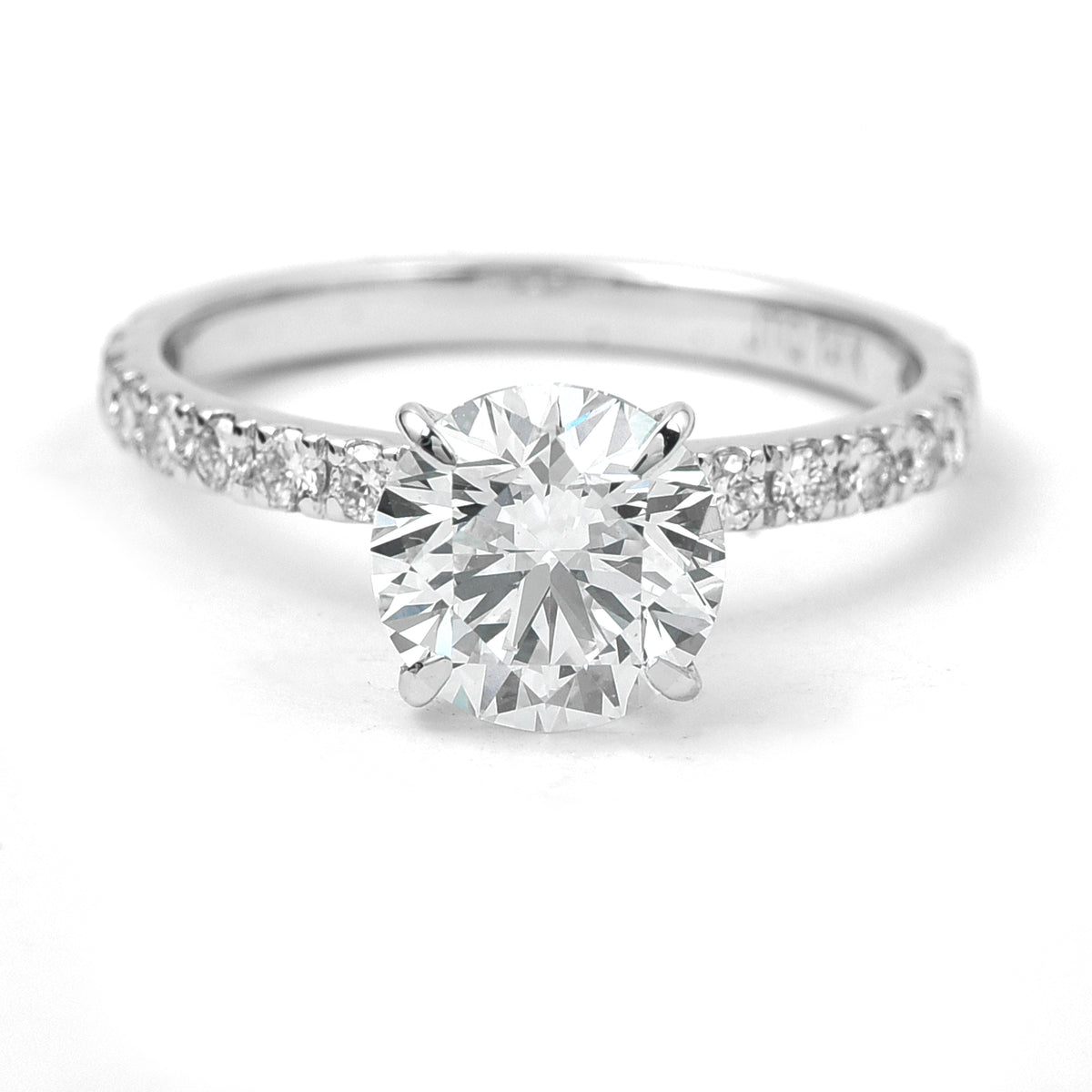 2.28 Carats Lab Grown Diamond 14K Gold Ring