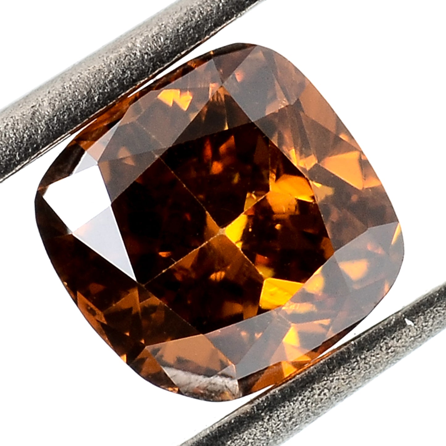0.40 Carat Red Diamond Cushion Loose Gemstone