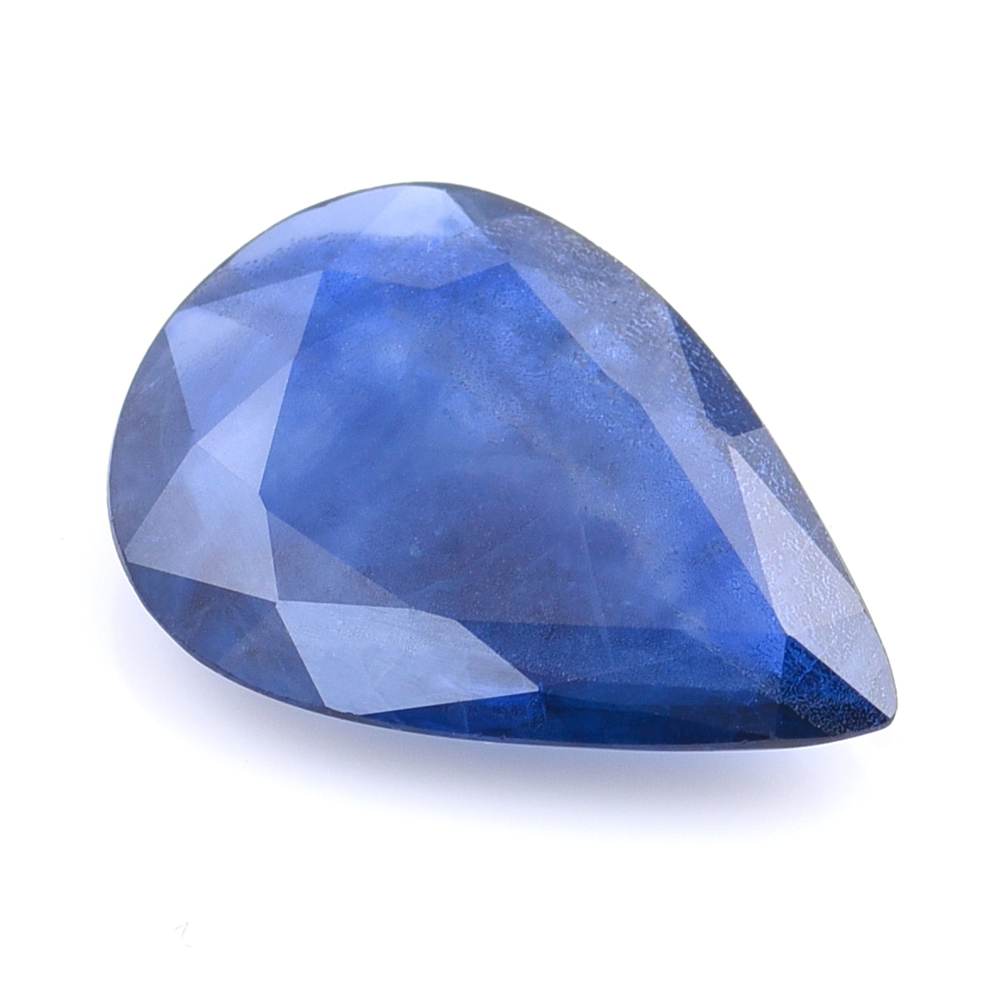 4.89 Natural Corundum Sapphire Pear Mixed Cut Gemstone
